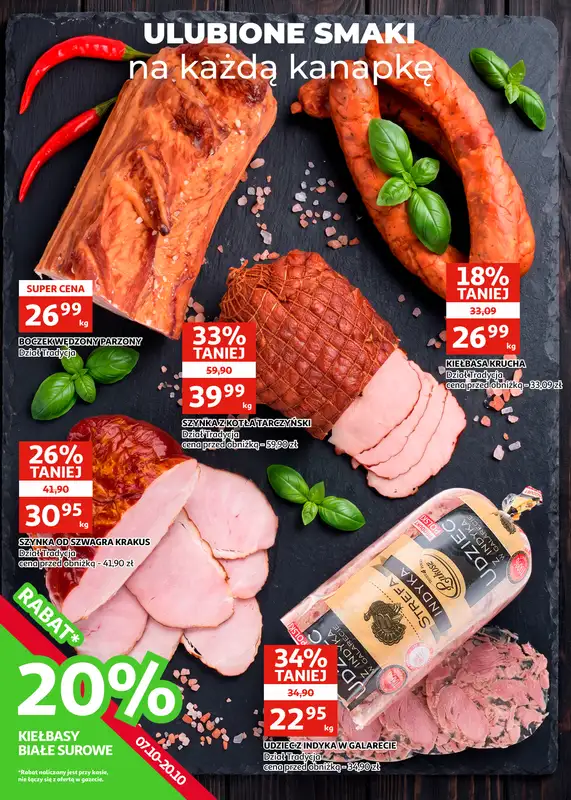 Auchan - gazetka promocyjna Gazetka Zielona Góra I Nasza produkcja, Twój ulubiony smak od środy 07.10 do wtorku 20.10 - strona 6