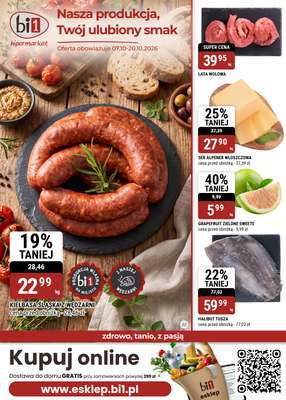 bi1 - gazetka promocyjna Gazetka Legnica I Nasza produkcja, Twój ulubiony smak od środy 07.10 do wtorku 20.10