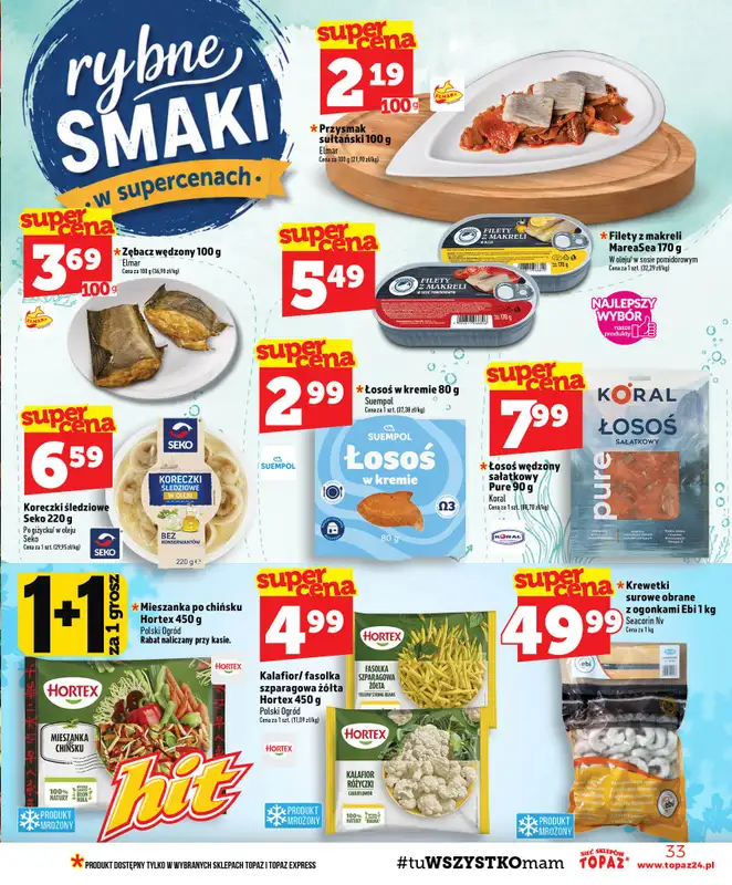 TOPAZ - gazetka promocyjna Gazetka od czwartku 15.10 do środy 21.10 - strona 33