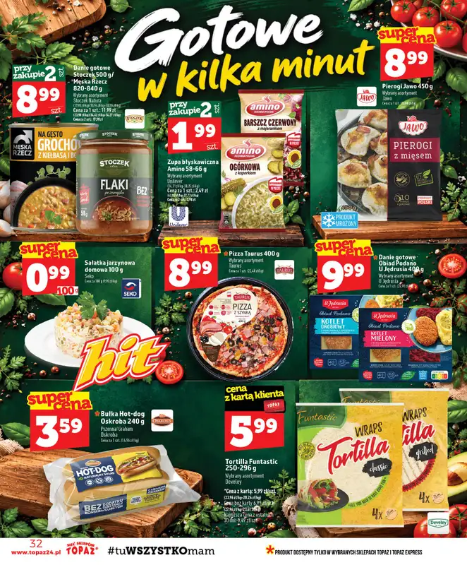 TOPAZ - gazetka promocyjna Gazetka od czwartku 15.10 do środy 21.10 - strona 32