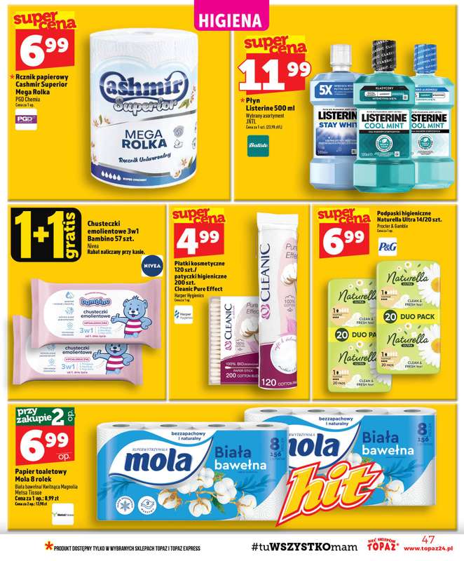 TOPAZ - gazetka promocyjna Gazetka od czwartku 15.10 do środy 21.10 - strona 47