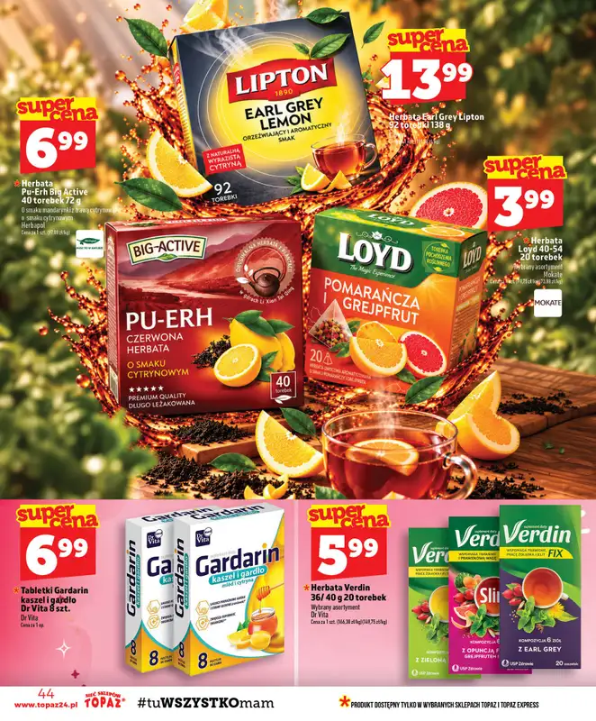 TOPAZ - gazetka promocyjna Gazetka od czwartku 15.10 do środy 21.10 - strona 44