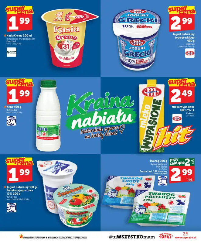TOPAZ - gazetka promocyjna Gazetka od czwartku 15.10 do środy 21.10 - strona 25