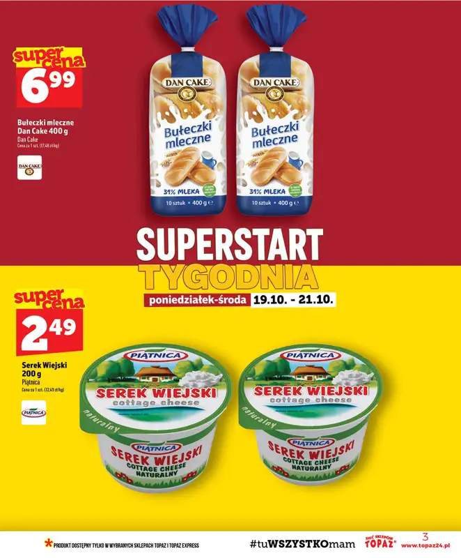 TOPAZ - gazetka promocyjna Gazetka od czwartku 15.10 do środy 21.10 - strona 3