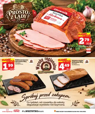 TOPAZ - gazetka promocyjna Gazetka od czwartku 15.10 do środy 21.10 - strona 22