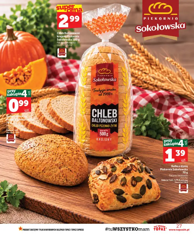 TOPAZ - gazetka promocyjna Gazetka od czwartku 15.10 do środy 21.10 - strona 27