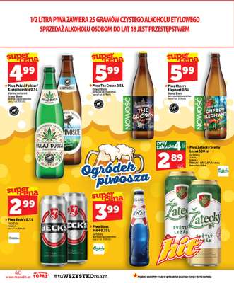 TOPAZ - gazetka promocyjna Gazetka od czwartku 15.10 do środy 21.10 - strona 40