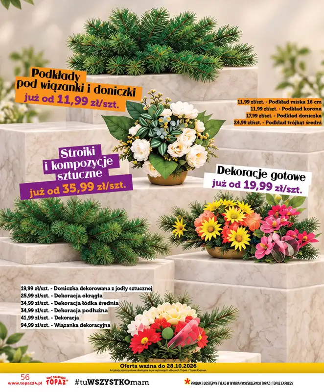 TOPAZ - gazetka promocyjna Gazetka od czwartku 15.10 do środy 21.10 - strona 56