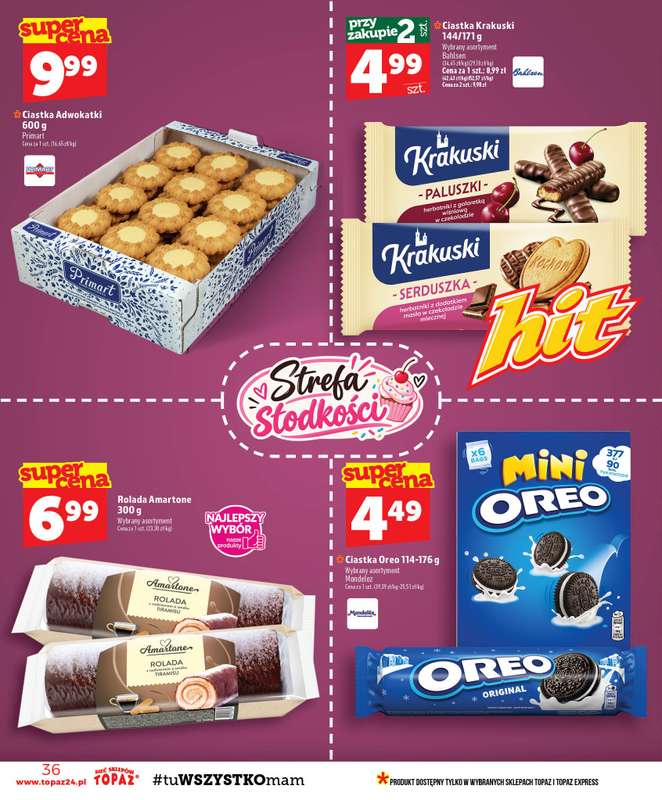TOPAZ - gazetka promocyjna Gazetka od czwartku 15.10 do środy 21.10 - strona 36
