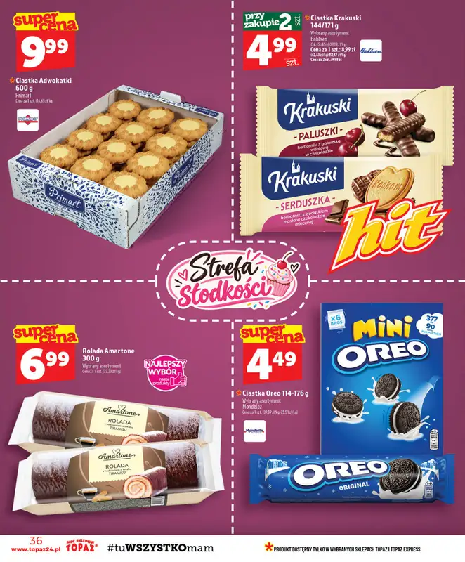 TOPAZ - gazetka promocyjna Gazetka od czwartku 15.10 do środy 21.10 - strona 36
