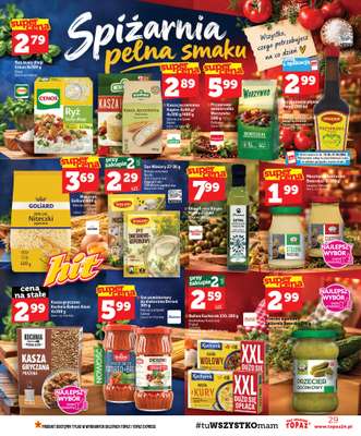 TOPAZ - gazetka promocyjna Gazetka od czwartku 15.10 do środy 21.10 - strona 29