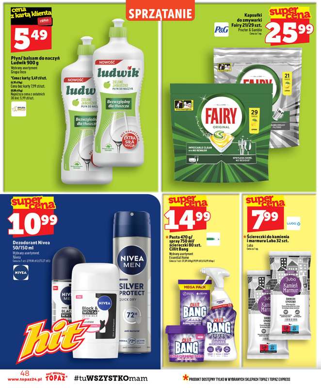 TOPAZ - gazetka promocyjna Gazetka od czwartku 15.10 do środy 21.10 - strona 48