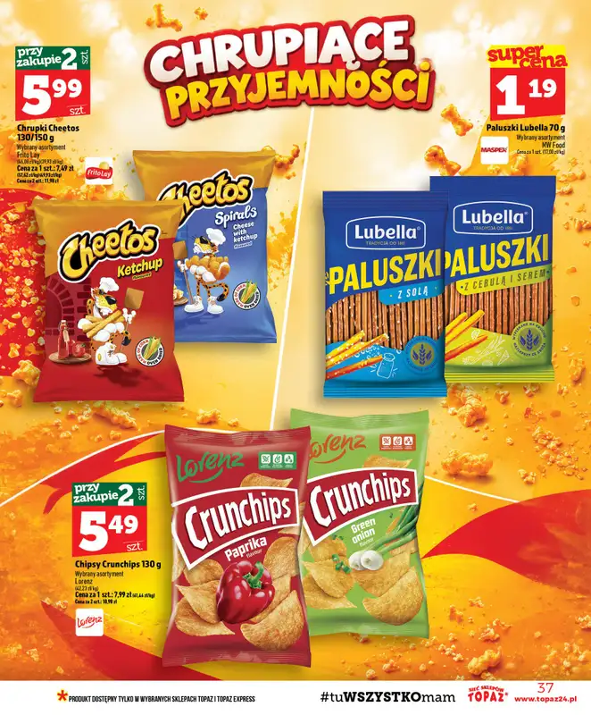 TOPAZ - gazetka promocyjna Gazetka od czwartku 15.10 do środy 21.10 - strona 37