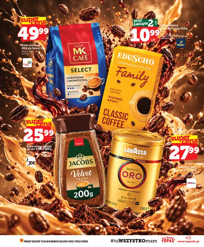 TOPAZ - gazetka promocyjna Gazetka od czwartku 15.10 do środy 21.10 - strona 45