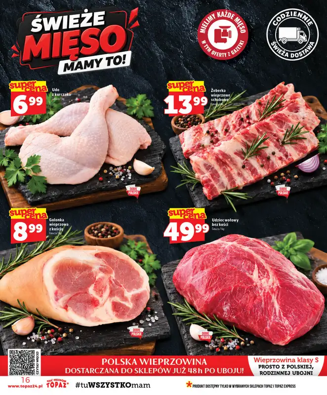 TOPAZ - gazetka promocyjna Gazetka od czwartku 15.10 do środy 21.10 - strona 16