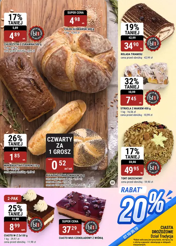 bi1 - gazetka promocyjna Gazetka Białystok I Nasza produkcja, Twój ulubiony smak od środy 07.10 do wtorku 20.10 - strona 7