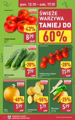 Aldi - gazetka promocyjna Pełny katalog! od poniedziałku 12.10 do soboty 17.10 - strona 2