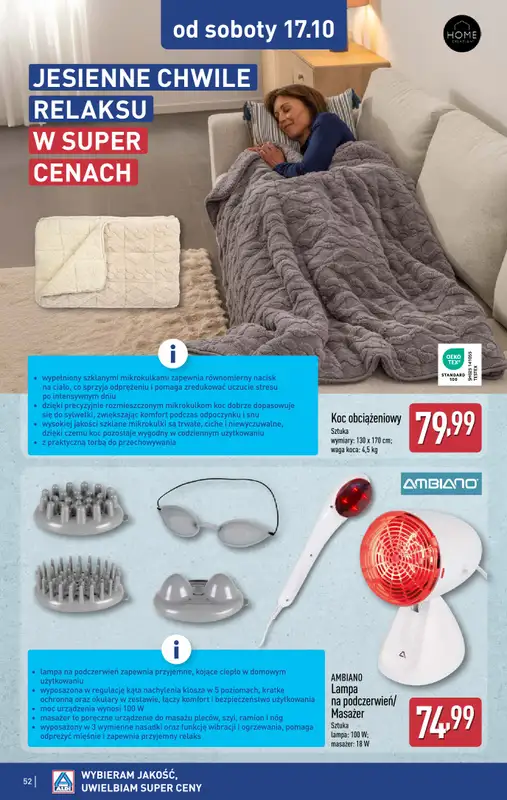 Aldi - gazetka promocyjna Pełny katalog! od poniedziałku 12.10 do soboty 17.10 - strona 52