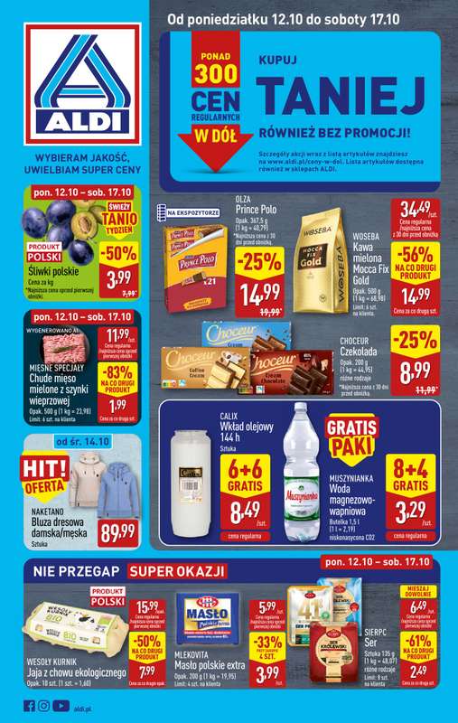Aldi - gazetka promocyjna Pełny katalog! od poniedziałku 12.10 do soboty 17.10