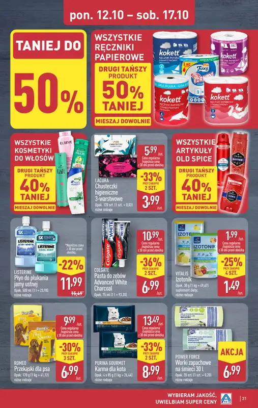 Aldi - gazetka promocyjna Pełny katalog! od poniedziałku 12.10 do soboty 17.10 - strona 31