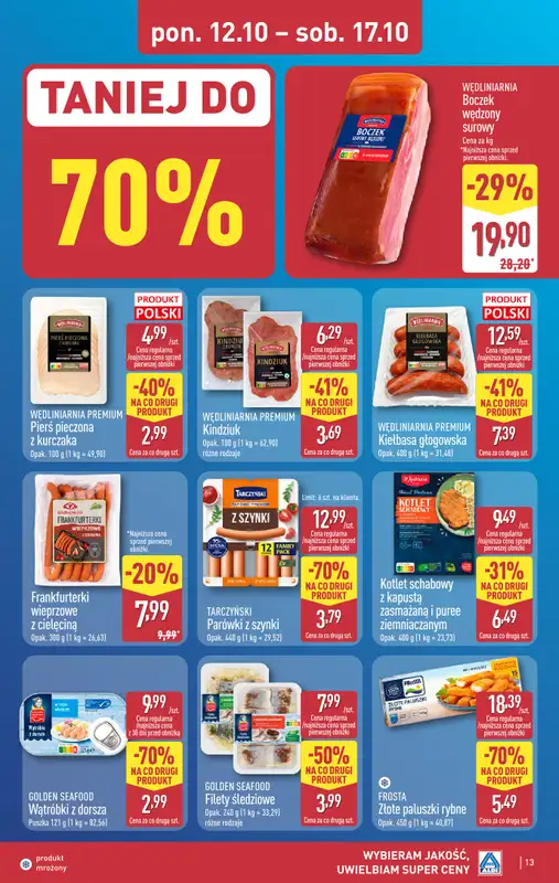 Aldi - gazetka promocyjna Pełny katalog! od poniedziałku 12.10 do soboty 17.10 - strona 13