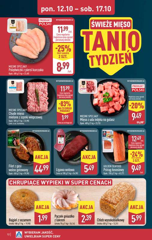 Aldi - gazetka promocyjna Pełny katalog! od poniedziałku 12.10 do soboty 17.10 - strona 12