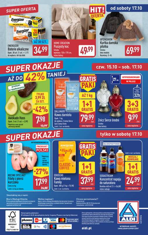 Aldi - gazetka promocyjna Pełny katalog! od poniedziałku 12.10 do soboty 17.10 - strona 53
