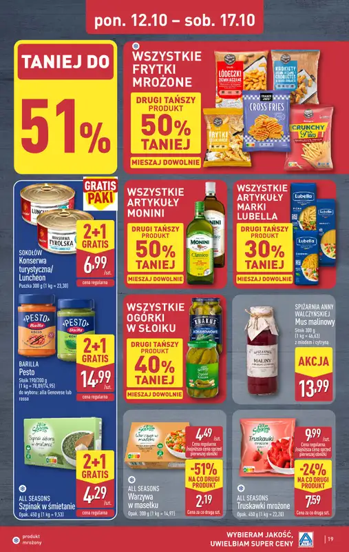 Aldi - gazetka promocyjna Pełny katalog! od poniedziałku 12.10 do soboty 17.10 - strona 19