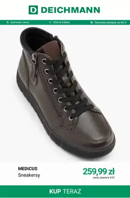 Deichmann - gazetka promocyjna -20% na wybrane buty przy zakupach za min. 219 zł od piątku 09.10 do niedzieli 11.10 - strona 5