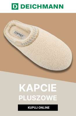 Deichmann - gazetka promocyjna Kapcie pluszowe od soboty 10.10 