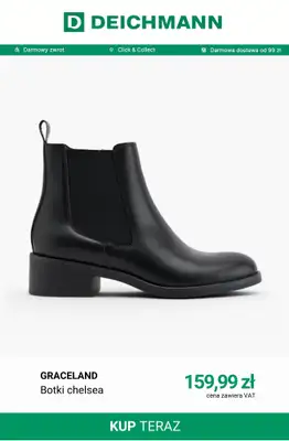 Deichmann - gazetka promocyjna Botki na obcasie od niedzieli 11.10  - strona 8