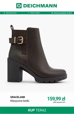 Deichmann - gazetka promocyjna Botki na obcasie od niedzieli 11.10  - strona 7