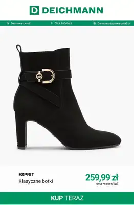 Deichmann - gazetka promocyjna Botki na obcasie od niedzieli 11.10  - strona 5