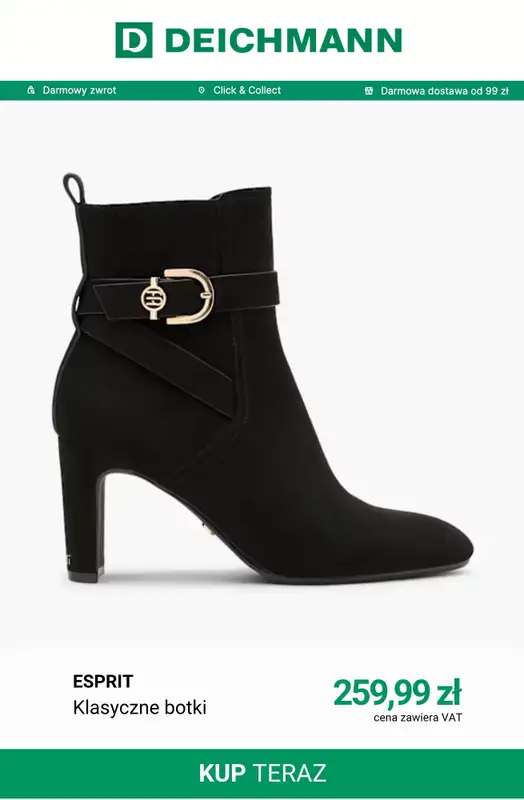 Deichmann - gazetka promocyjna Botki na obcasie od niedzieli 11.10  - strona 5