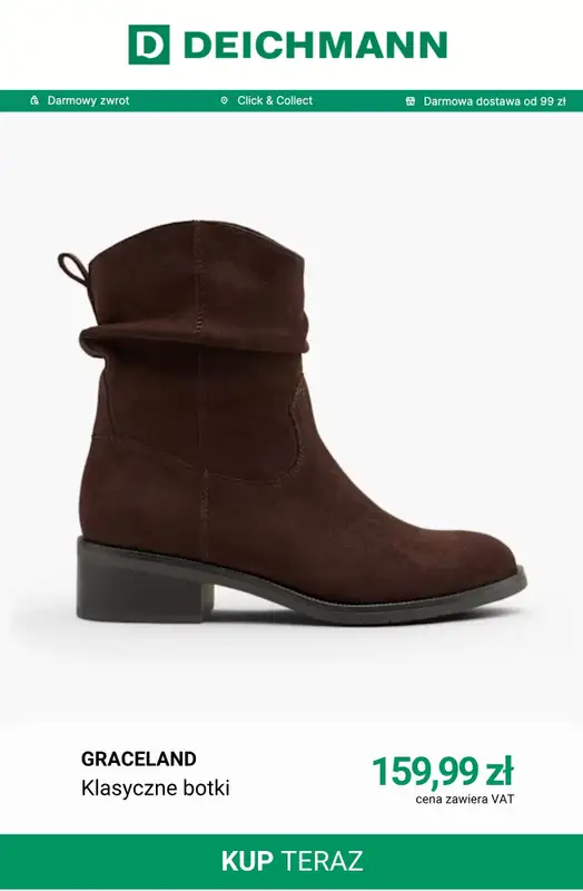 Deichmann - gazetka promocyjna Botki na obcasie od niedzieli 11.10  - strona 10