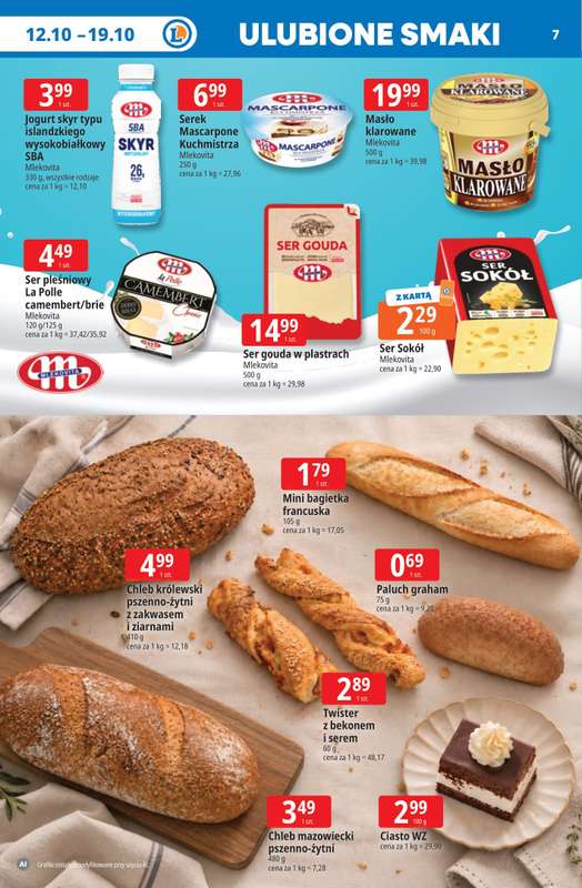 Leclerc - gazetka promocyjna Oferta E.Leclerc | Tanio to tu! od poniedziałku 12.10 do poniedziałku 19.10 - strona 7
