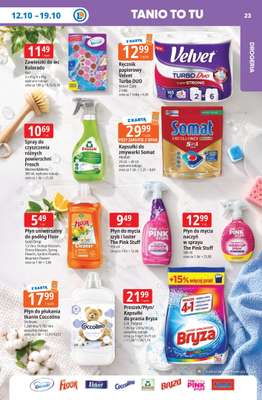 Leclerc - gazetka promocyjna Oferta E.Leclerc | Tanio to tu! od poniedziałku 12.10 do poniedziałku 19.10 - strona 23