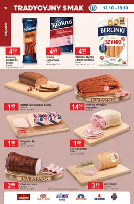 Leclerc - gazetka promocyjna Oferta E.Leclerc | Tanio to tu! od poniedziałku 12.10 do poniedziałku 19.10 - strona 10