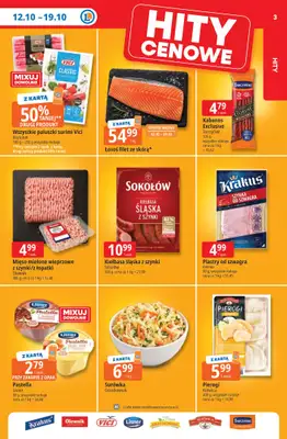 Leclerc - gazetka promocyjna Oferta E.Leclerc | Tanio to tu! od poniedziałku 12.10 do poniedziałku 19.10 - strona 3