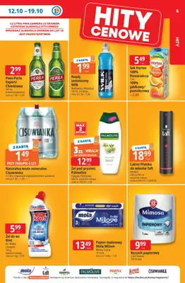 Leclerc - gazetka promocyjna Oferta E.Leclerc | Tanio to tu! od poniedziałku 12.10 do poniedziałku 19.10 - strona 5