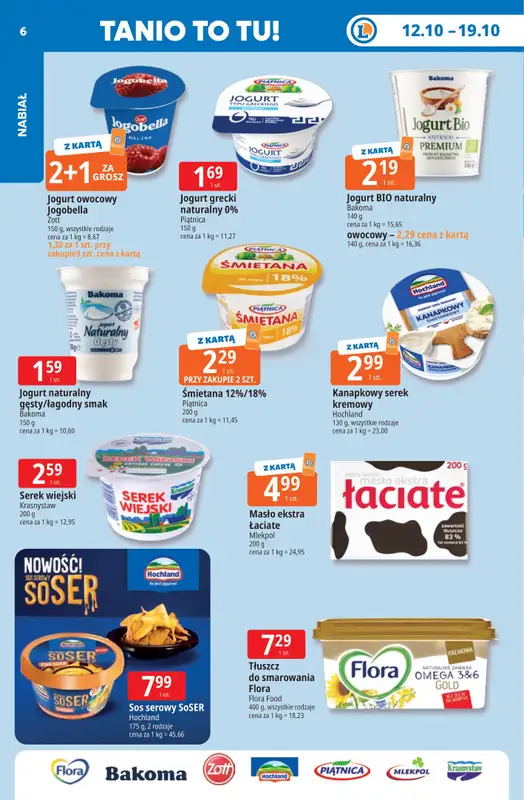 Leclerc - gazetka promocyjna Oferta E.Leclerc | Tanio to tu! od poniedziałku 12.10 do poniedziałku 19.10 - strona 6