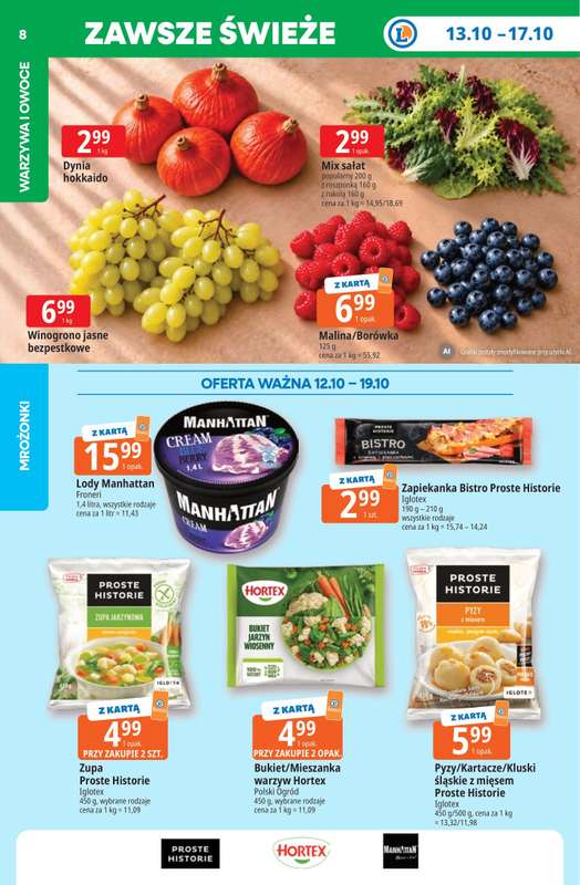 Leclerc - gazetka promocyjna Oferta E.Leclerc | Tanio to tu! od poniedziałku 12.10 do poniedziałku 19.10 - strona 8