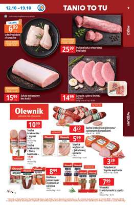 Leclerc - gazetka promocyjna Oferta E.Leclerc | Tanio to tu! od poniedziałku 12.10 do poniedziałku 19.10 - strona 9