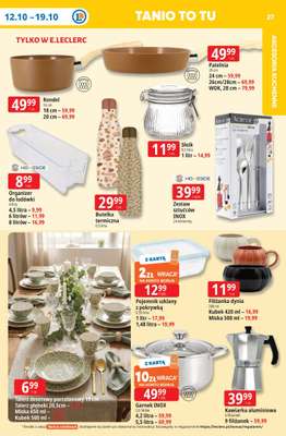 Leclerc - gazetka promocyjna Oferta E.Leclerc | Tanio to tu! od poniedziałku 12.10 do poniedziałku 19.10 - strona 27