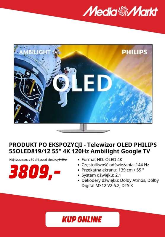 Media Markt - gazetka promocyjna Produkty po ekspozycji taniej! od piątku 09.10 do poniedziałku 19.10 - strona 8