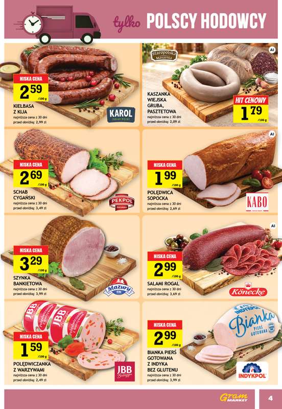 Gram Market - gazetka promocyjna Gazetka od środy 14.10 do wtorku 20.10 - strona 4