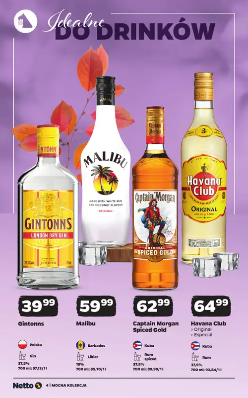 Netto - gazetka promocyjna Mocna Kolekcja - Alkohole Mocne od poniedziałku 12.10 do soboty 24.10 - strona 4