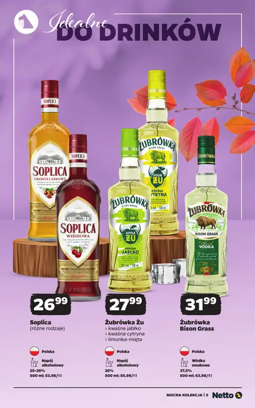 Netto - gazetka promocyjna Mocna Kolekcja - Alkohole Mocne od poniedziałku 12.10 do soboty 24.10 - strona 5