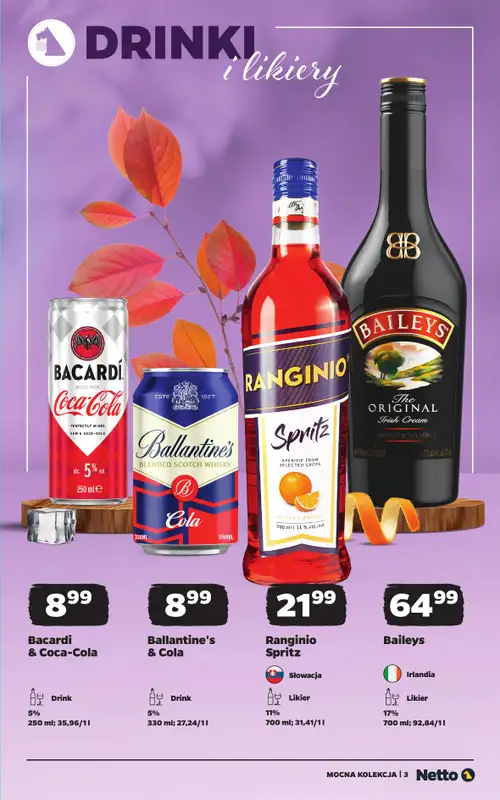Netto - gazetka promocyjna Mocna Kolekcja - Alkohole Mocne od poniedziałku 12.10 do soboty 24.10 - strona 3
