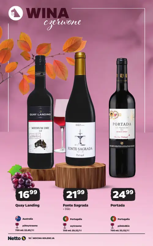 Netto - gazetka promocyjna Mocna Kolekcja - Wina od poniedziałku 12.10 do soboty 24.10 - strona 18